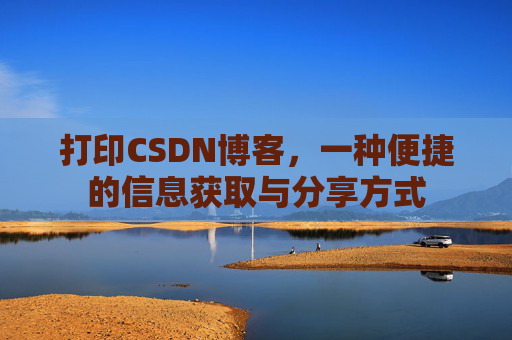 打印CSDN博客，一种便捷的信息获取与分享方式